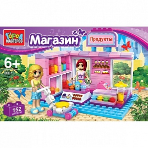 Конструктор - Магазин, 146 деталей (Город Мастеров, AA-2007-Rsim)